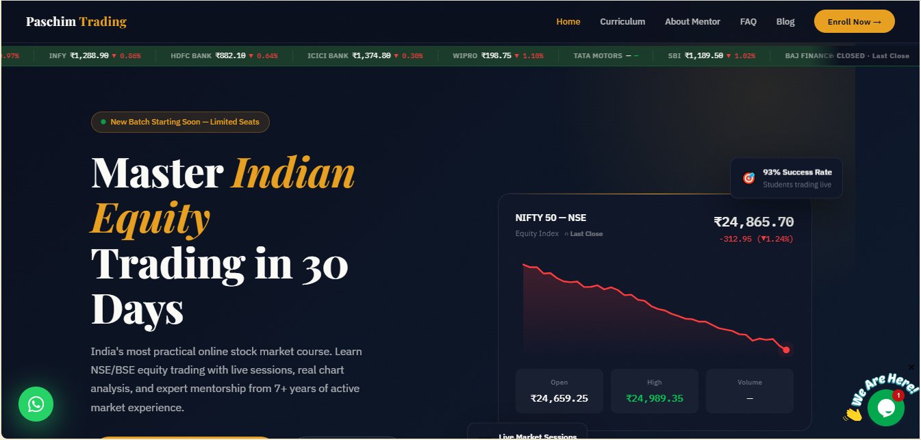 Paschim Trading Institute